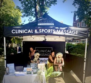 Clinical Massage London masage tent  300x272